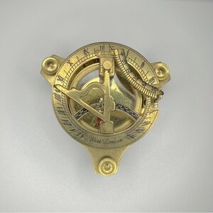 West London Brass Sundial and Compass